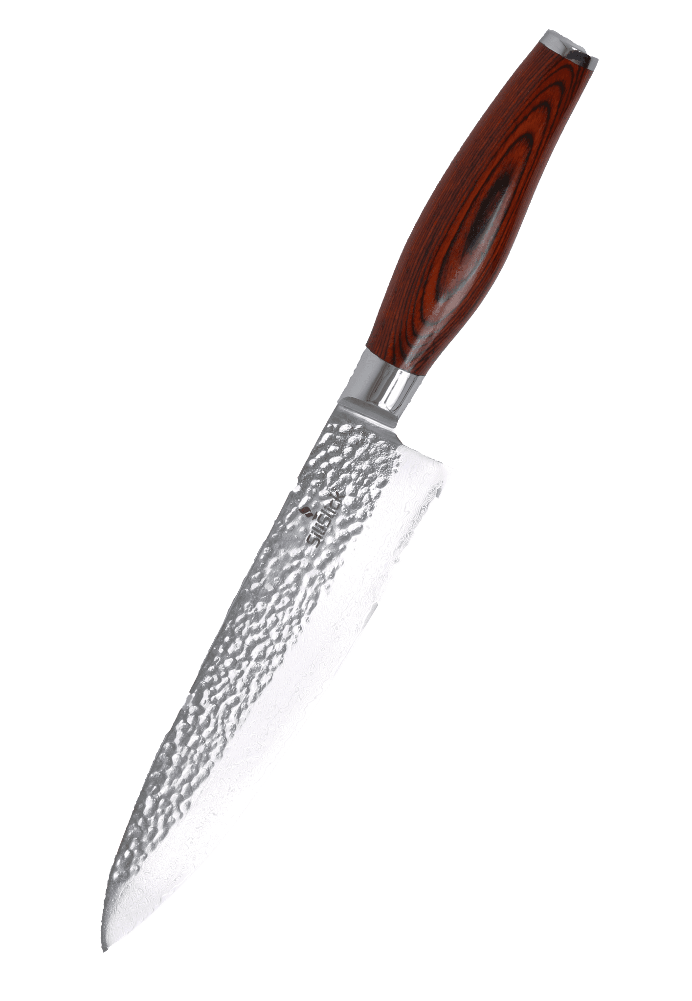 Damascus VG10 Chef Knife - Hammered Blade